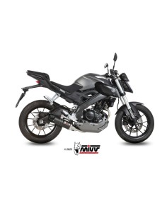 Mivv Full system 1x1 GP carbon con tapa carbono Yamaha MT-125 2015-19 / YZF R125 2014-18