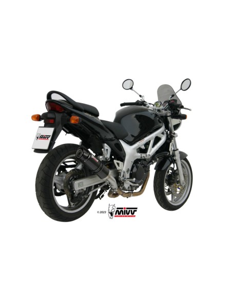 Mivv Slip-On GP carbon con tapa carbono Suzuki SV 650 1999-02