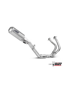 Mivv Full system 2x1 MK3 St. Steel Kawasaki Ninja 650 / Z650 2024-25 (2 sondas lambda)