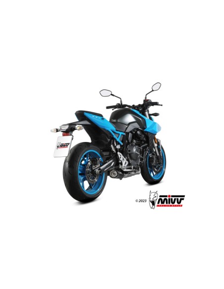 Mivv Full system 2x1 X-M5 Black Suzuki GSX-8S 2022-24