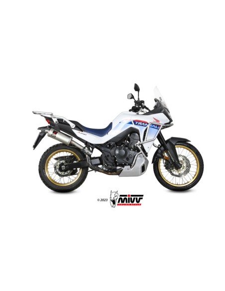 Mivv Slip-On Dakar St. Steel Honda XL750 Transalp 2023-24