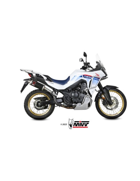 Mivv Slip-On Dakar Black Honda XL750 Transalp 2023-24