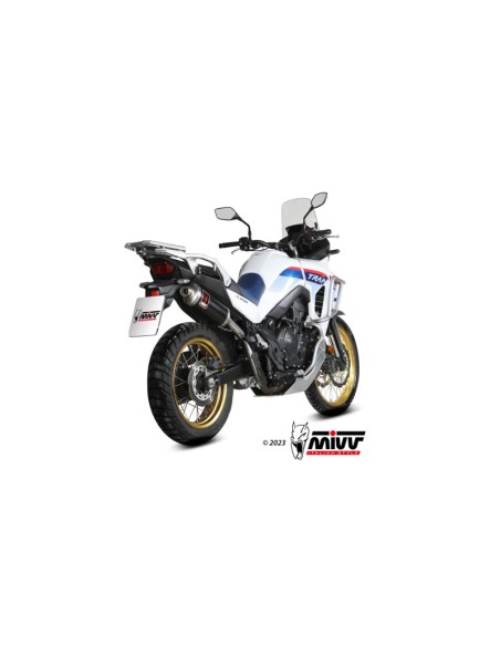 Mivv Slip-On Dakar Black Honda XL750 Transalp 2023-24