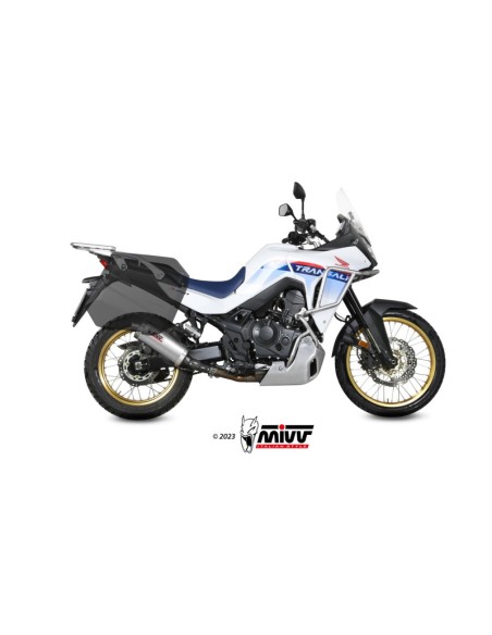 Mivv Slip-On Oval St. Steel Honda XL750 Transalp 2023-24