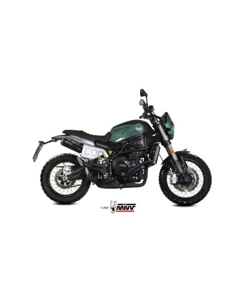 Mivv Slip-On X-M1 Black Benelli Leoncino 800 Trail 2022-24