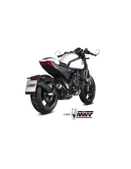 Mivv Slip-On X-M1 Black CF Moto 700 CL-X 2023-25