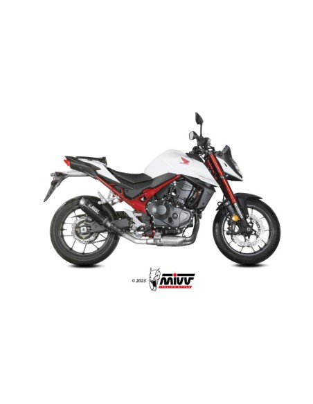 Mivv Slip-On GP Pro carbono Honda CB750 Hornet 2023-25