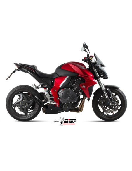 Mivv Slip-On Double Gun black Honda CB 1000 R 2008-17