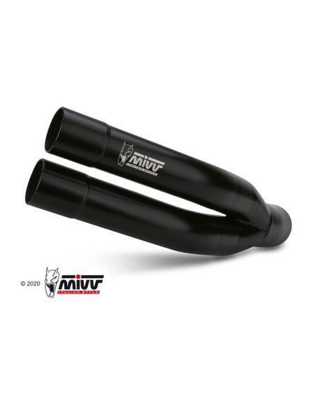 Mivv Slip-On Double Gun black Honda CB 1000 R 2008-17