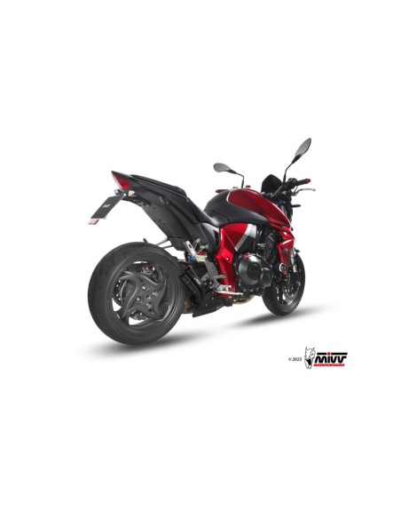 Mivv Slip-On Double Gun black Honda CB 1000 R 2008-17