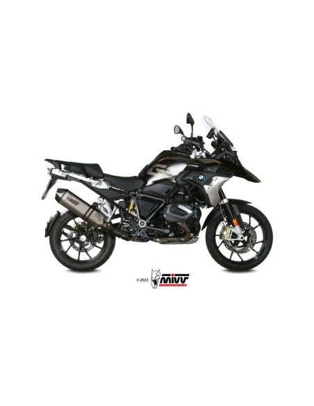 Mivv Slip-On Speed edge Titanium BMW R 1250 GS / Adventure 2019-23