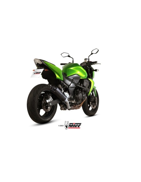 Mivv Slip-On GP carbon con tapa carbono Kawasaki Z750 2007-14