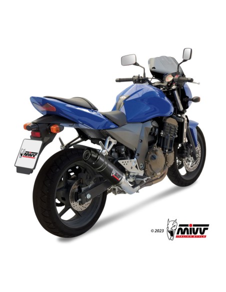 Mivv Slip-On GP carbon con tapa carbono Kawasaki Z750 2004-06