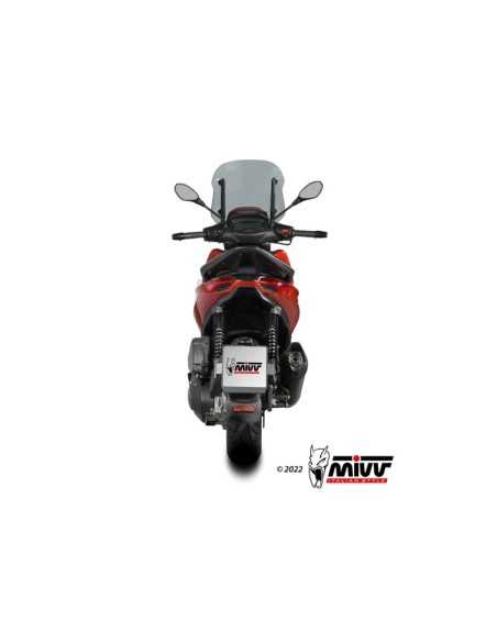 Mivv Slip-On Mover black Piaggio Beverly 400 2021-24