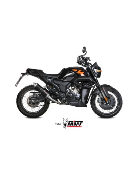 Mivv Full system 1x1 GP Black Zontes ZT 125 GK 2021-24