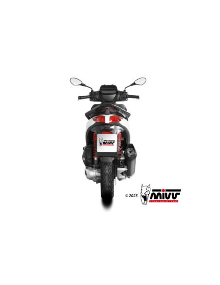 Mivv Full system 1x1 Mover Black Piaggio Medley 125 S / 150 S 2021-24