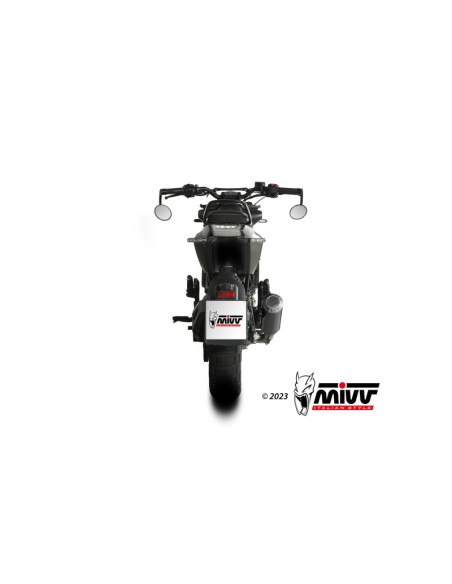 Mivv Slip-On Mk3 carbono Husqvarna Svartpilen 125 2021-23