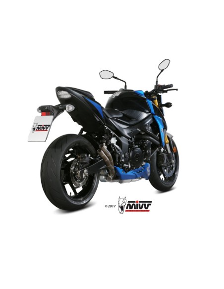 Mivv Slip-On Double Gun St. Steel Suzuki GSX-S 750 2017-20