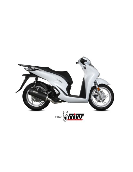 Mivv Full system 1x1 Mover Black Honda SH 125 / 150 2020-24