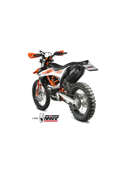 Mivv Slip-On STR1 black KTM 690 Enduro R / 690 SMC R 2019-23