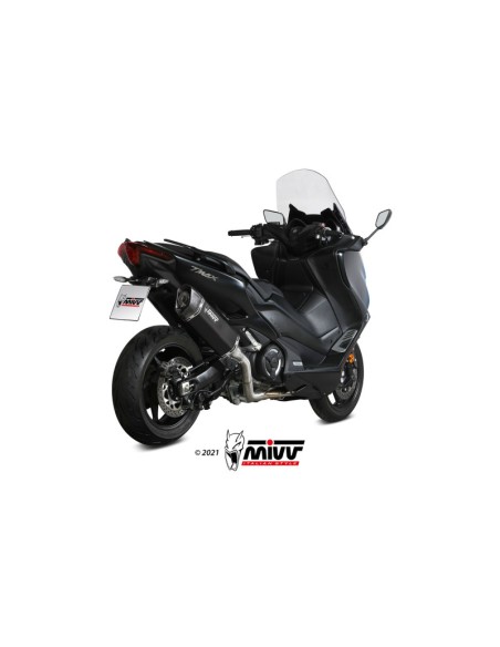 Mivv Full system 2x1 SR-1 black Yamaha T-MAX 560 2020-21