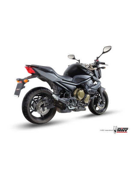 Mivv Slip-On Double Gun black Yamaha XJ6 / XJ6 Diversion 2009-16