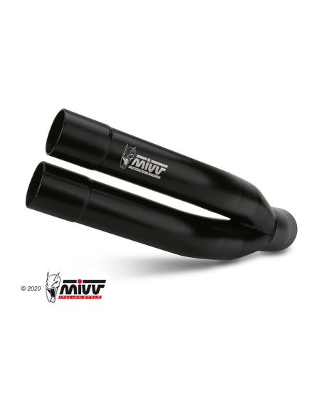 Mivv Slip-On Double Gun black Suzuki GSX-S 1000 / 1000 F 2015-20