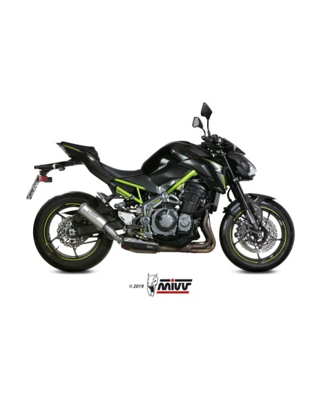 Mivv Slip-On Mk3 St. Steel Kawasaki Z900 A2 (35 KW / 70 KW) 2017-25