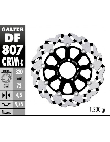 DISCO DERECHO FLOTANTE RANURAD DISCO DERECHO FLOTANTE RANURAD