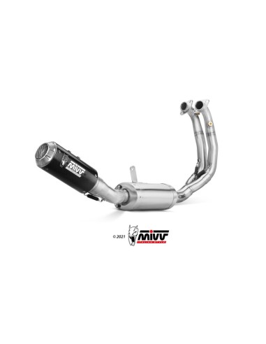 Mivv Full system 2x1 MK3 carbono Aprilia RS 660 2020-24 / Tuono 660 2021-24