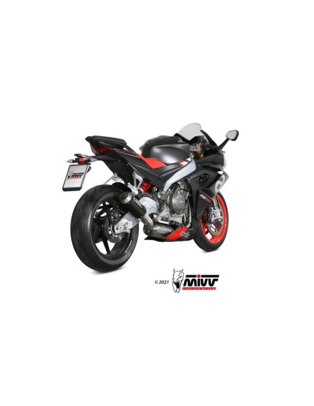 Mivv Full system 2x1 MK3 carbono Aprilia RS 660 2020-24 / Tuono 660 2021-24