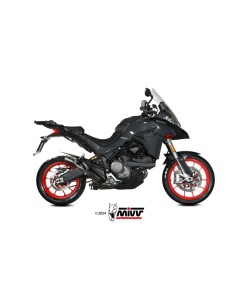 Mivv Slip-On Double Gun St. Steel Ducati Multistrada 950/S 2017-21 / Multistrada 1200 Enduro 2016-18