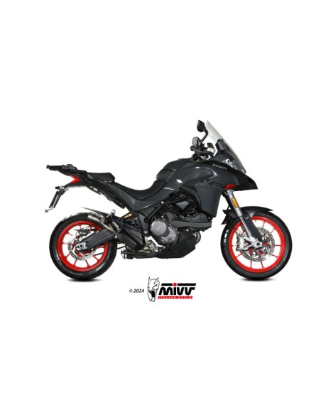 Mivv Slip-On Double Gun St. Steel Ducati Multistrada 950/S 2017-21 / Multistrada 1200 Enduro 2016-18
