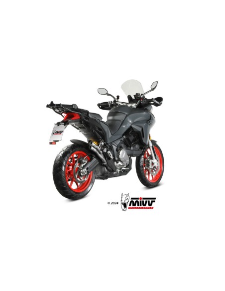 Mivv Slip-On Double Gun St. Steel Ducati Multistrada 950/S 2017-21 / Multistrada 1200 Enduro 2016-18