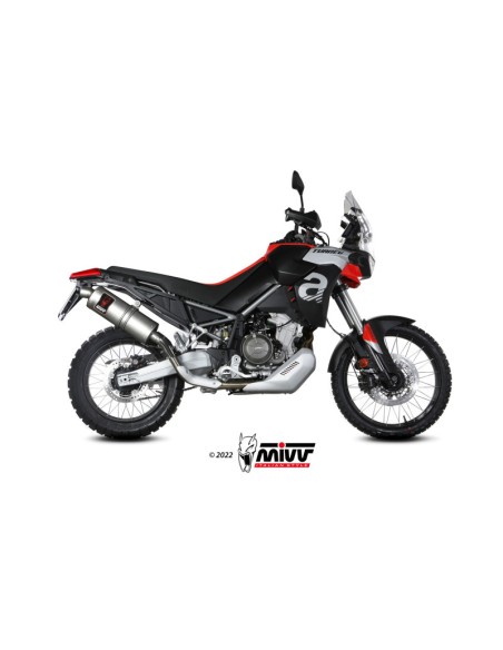 Mivv Slip-On Dakar St. Steel Aprilia Tuareg 660 2022-25