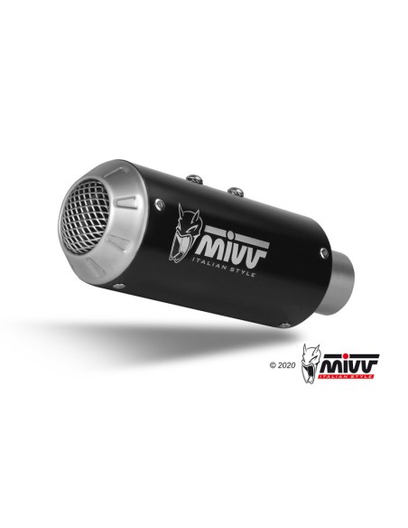 Mivv Full system 1x1 MK3 Black Yamaha XSR 125 2022-24