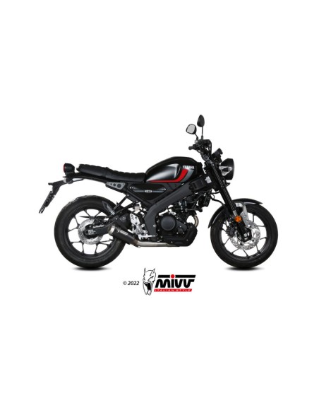 Mivv Full system 1x1 MK3 Black Yamaha XSR 125 2022-24