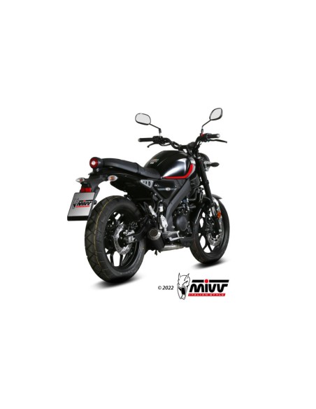 Mivv Full system 1x1 MK3 Black Yamaha XSR 125 2022-24