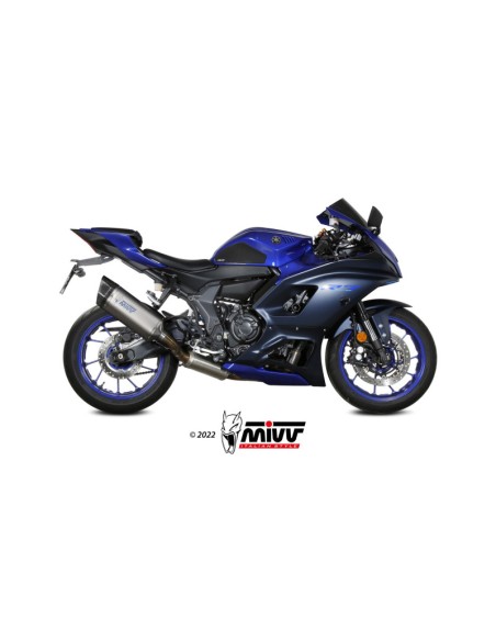 Mivv Full system 2x1 SR-1 Titanium Yamaha YZF R7 2022-24