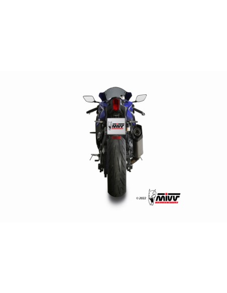 Mivv Full system 2x1 SR-1 Titanium Yamaha YZF R7 2022-24