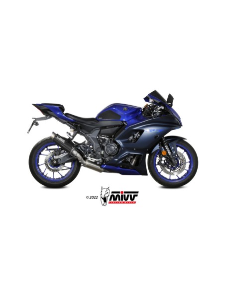 Mivv Full system 2x1 GP Pro carbono Yamaha YZF R7 2022-24