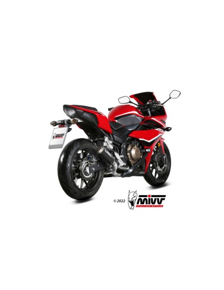 Mivv Slip-On Mk3 carbono Honda CBR 500 R 2019-20