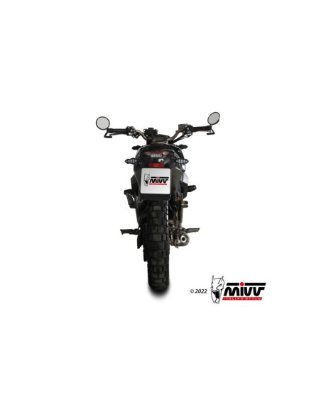 Mivv Full system 1x1 X-M1 Black Zontes ZT 125 G1 / U 2021-24