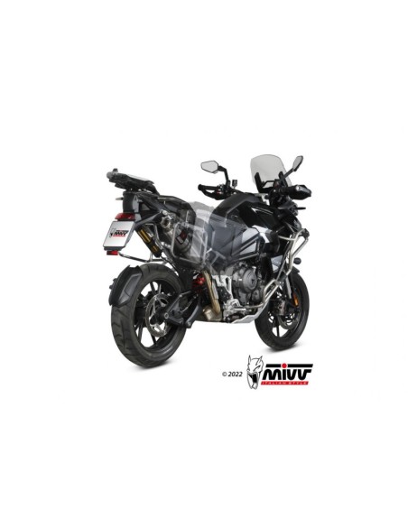 Mivv Slip-On Dakar St. Steel Triumph Tiger 1200 GT / Rally 2021-25