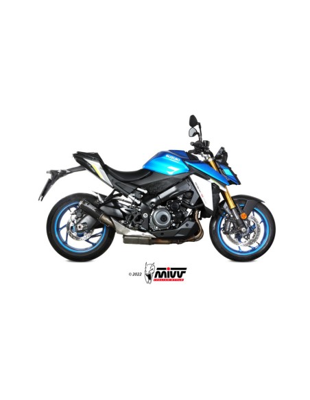 Mivv Slip-On Mk3 carbono Suzuki GSX-S 950 / 1000 2021-25