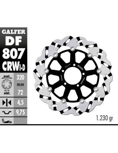 DISCO IZQUIERDO FLOTANTE RANUR DISCO IZQUIERDO FLOTANTE RANUR