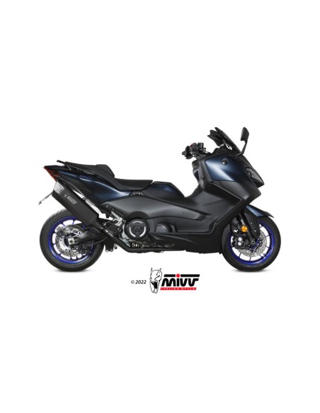 Mivv Full system 2x1 SR-1 Black Titanium Yamaha T-MAX 560 2022-24 (colector inox)