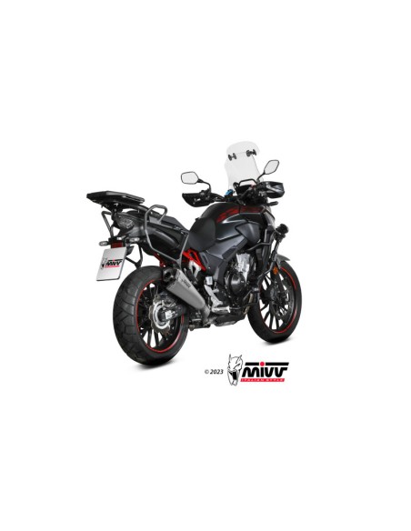 Mivv Slip-On Delta Race St. Steel Honda CB 500 X 2021-24