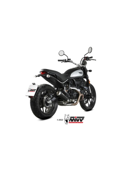 Mivv Slip-On X-M1 black Ducati Scrambler 800 Icon / Icon Dark 2021-22