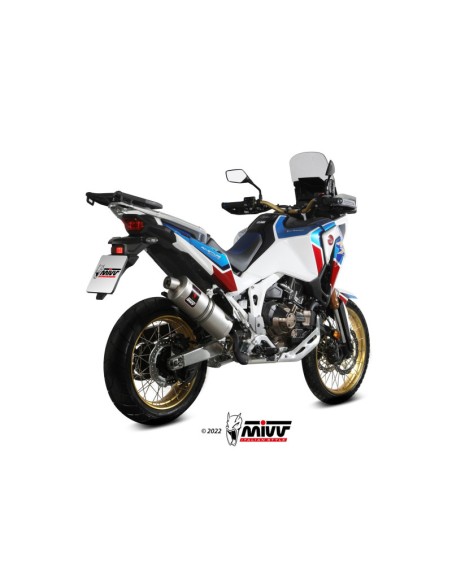 Mivv Slip-On Dakar St. Steel Honda CRF 1100 L Africa Twin 2020-23